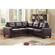 Glory Furniture Newbury G464B-SC Sectional Cappuccino Faux Leather