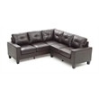 Glory Furniture Newbury G464B-SC Sectional Cappuccino Faux Leather