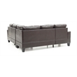 Glory Furniture Newbury G464B-SC Sectional Cappuccino Faux Leather
