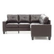 Glory Furniture Newbury G464B-SC Sectional Cappuccino Faux Leather