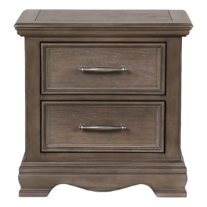 Glory Furniture Stirling G08300-N Nightstand Brown with Gray Understones