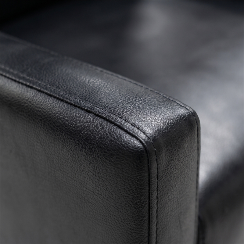 Glory Furniture Margate G00717-C Black Faux Leather Accent Chair
