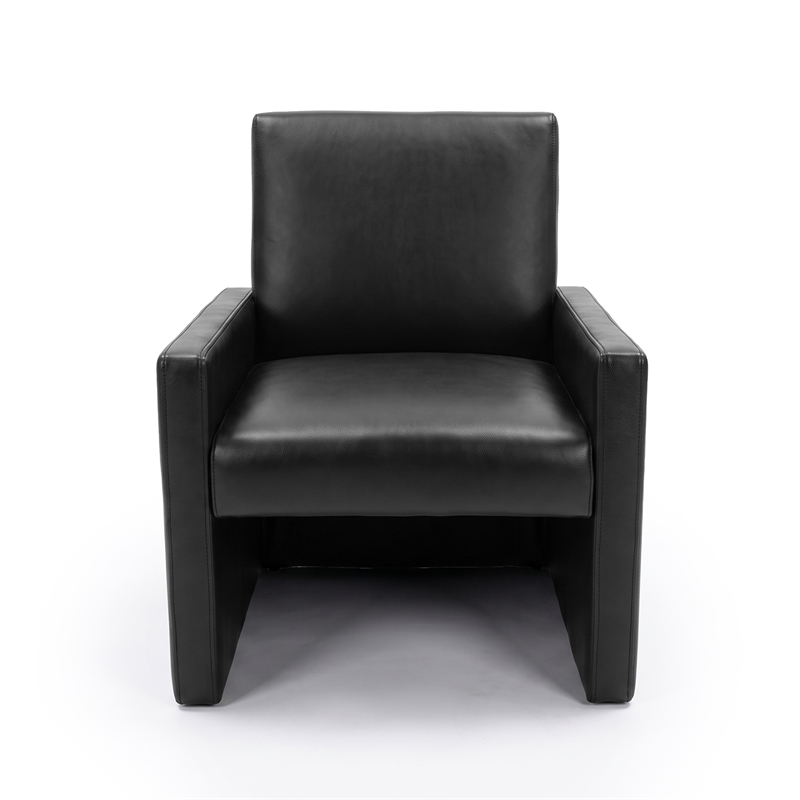 Glory Furniture Margate G00717-C Black Faux Leather Accent Chair