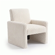 Glory Furniture Margate G00718-C White Teddy Fabric Accent Chair