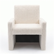 Glory Furniture Margate G00718-C White Teddy Fabric Accent Chair