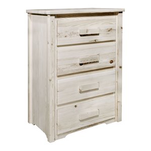 montana woodworks homestead solid wood chest of drawers in natural