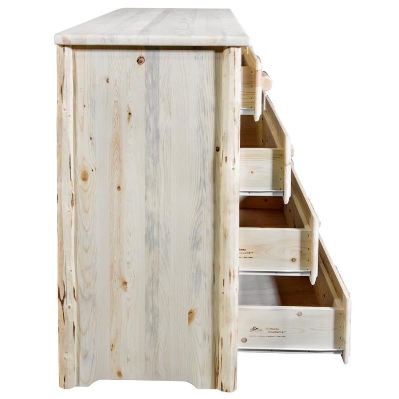 Montana Woodworks 9-drawer Transitional Wood Dresser in Natural