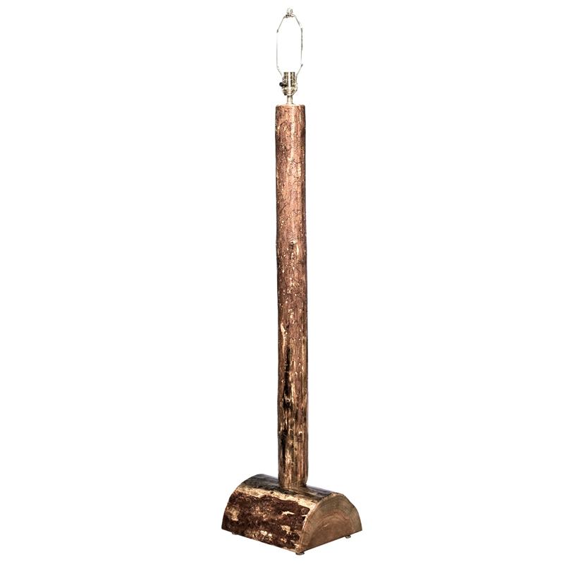 Montana Woodworks Glacier Country Transitional Wood Floor Lamp in Brown