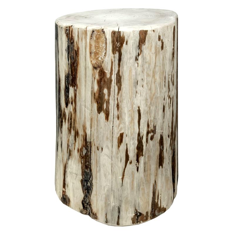 Montana Woodworks Homestead Transitional Wood Cowboy Stump in Natural