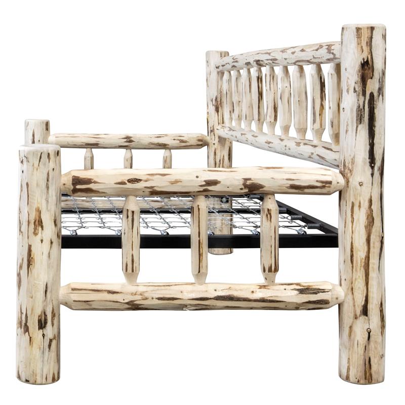 Montana Woodworks Hand-Crafted Transitional Wood Day Bed in Natural