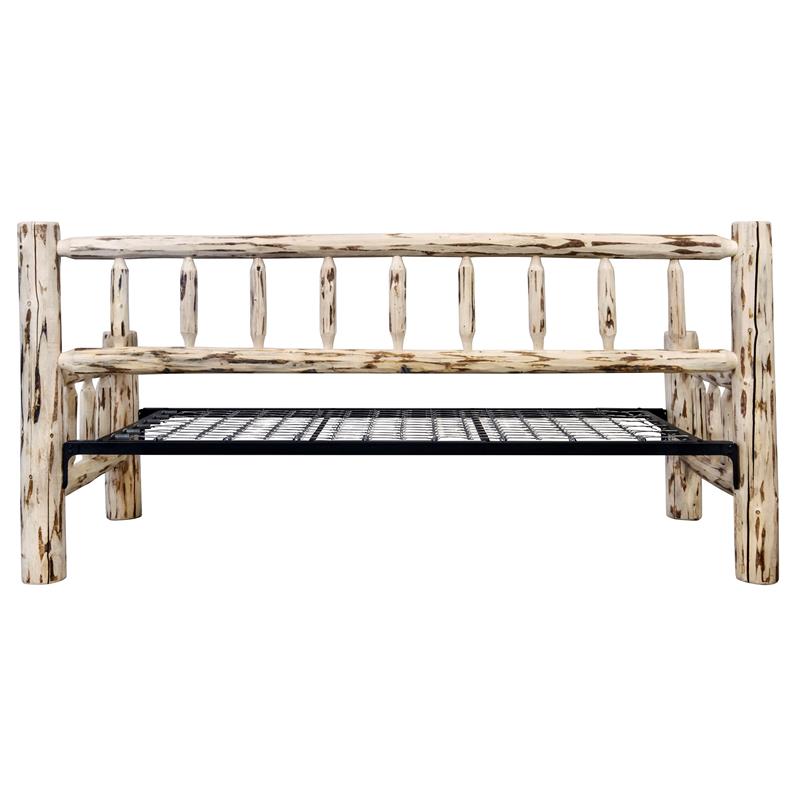 Montana Woodworks Hand-Crafted Transitional Wood Day Bed in Natural