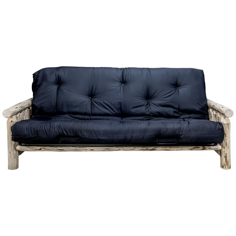 Montana Woodworks Hand-Crafted Transitional Wood Futon Frame in Natural