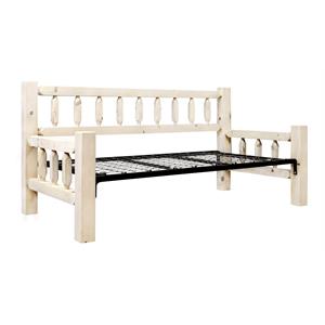 montana woodworks homestead transitional solid wood day bed in natural