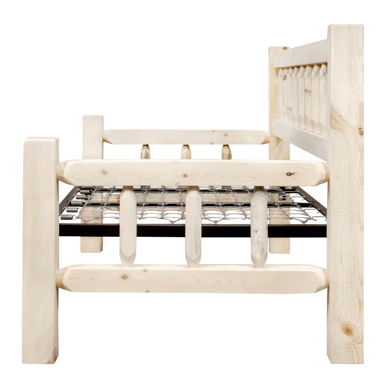 Montana Woodworks Homestead Transitional Wood Day Bed in Natural