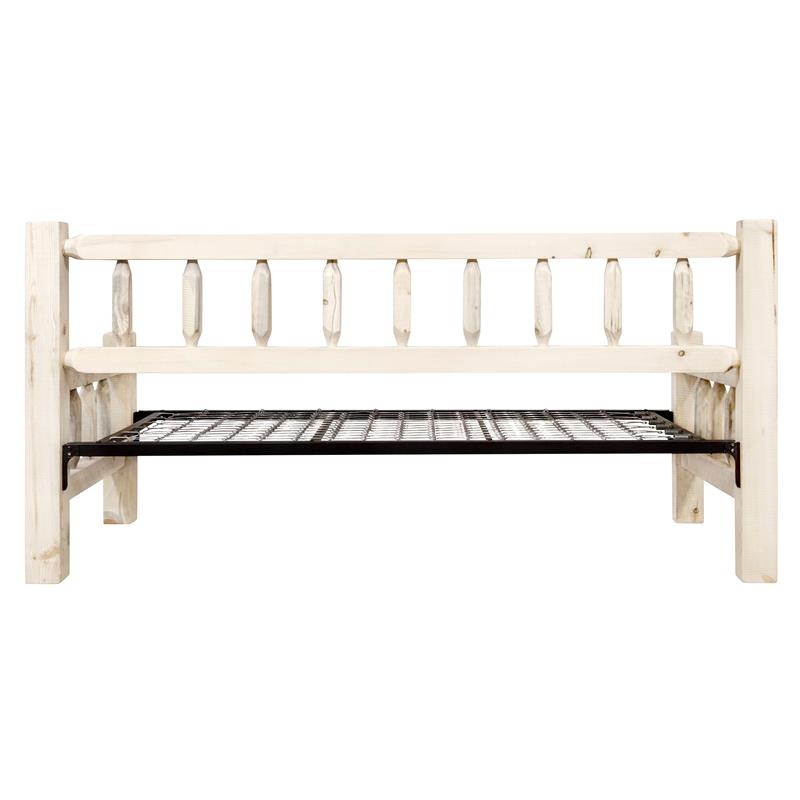 Montana Woodworks Homestead Transitional Wood Day Bed in Natural