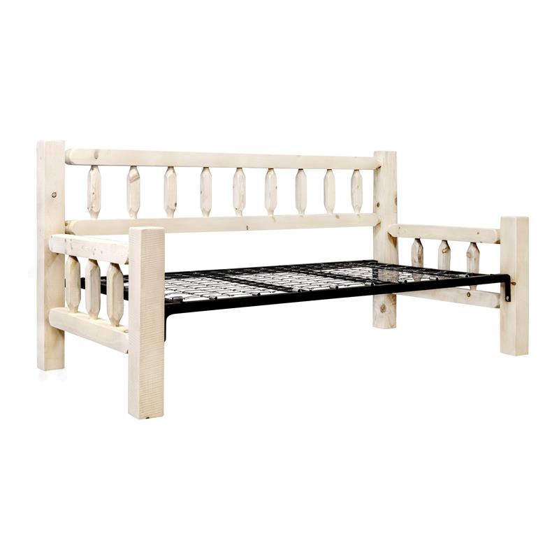 Montana Woodworks Homestead Transitional Wood Day Bed in Natural