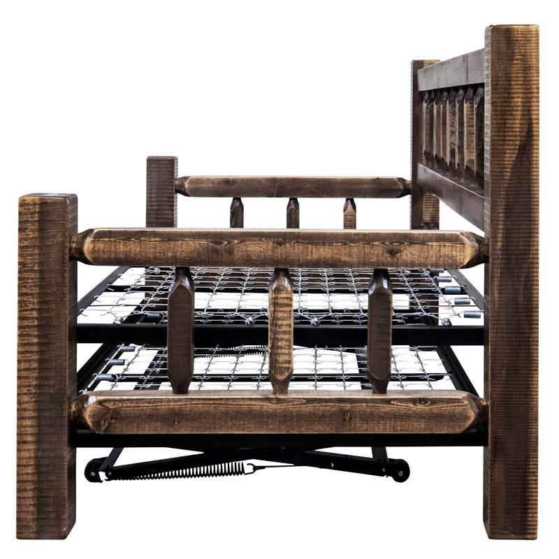 Montana Woodworks Homestead Wood Day Bed with Pop Up ...