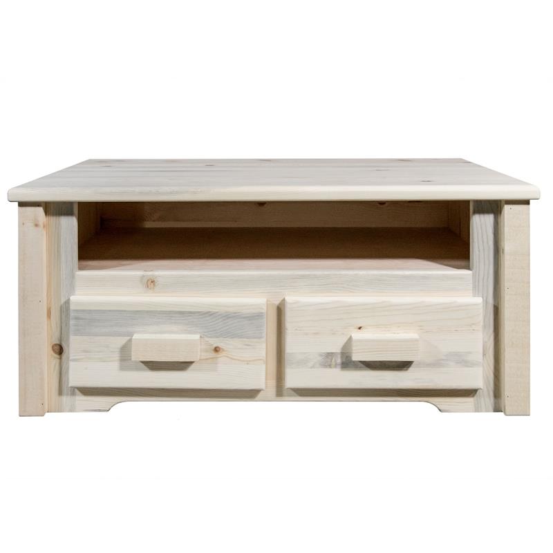 Montana Woodworks Homestead Transitional Wood Coffee Table in Natural