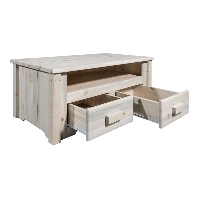 Montana Woodworks Homestead Transitional Wood Coffee Table in Natural