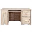 Montana Woodworks Homestead Transitional Solid Wood Computer Desk in Natural