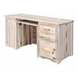 Montana Woodworks Homestead Transitional Wood Computer Desk in Natural