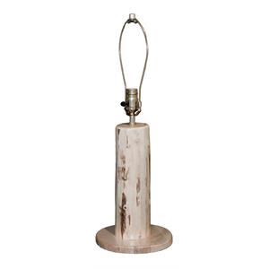 montana woodworks hand-crafted transitional wood table lamp in natural