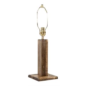 montana woodworks homestead transitional wood table lamp in brown