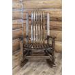 Montana Woodworks Homestead Transitional Wood Adult Rocker in Brown