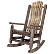 Montana Woodworks Homestead Transitional Wood Adult Rocker in Brown
