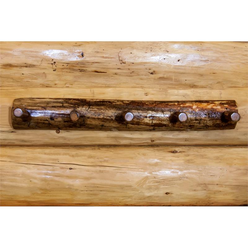 Montana Woodworks Glacier Country 3ft Transitional Wood Coat Rack in Brown