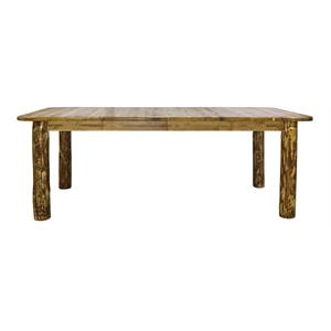 Montana Woodworks Glacier Country 4 Post Wood Dining Table in Brown