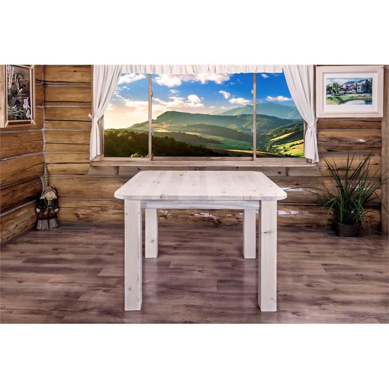 Montana Woodworks Homestead Counter Height Wood Dining Table in