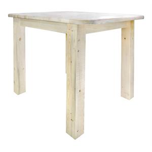 montana woodworks homestead counter height wood dining table in natural
