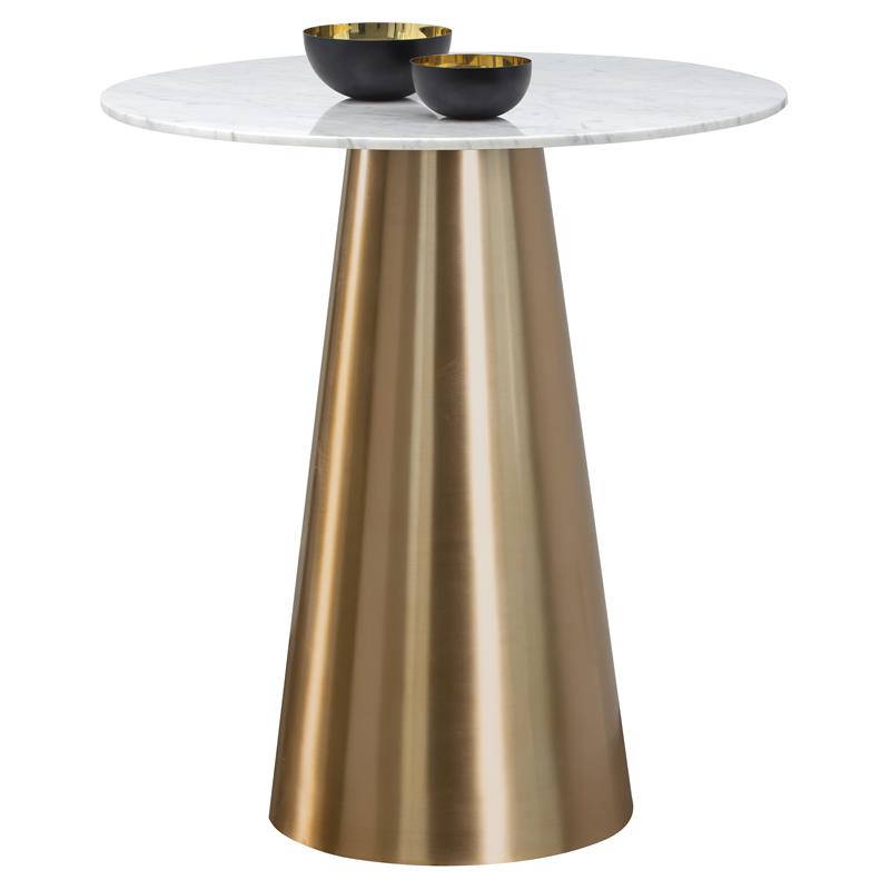 damon pedestal coffee table