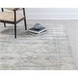 Sunpan Boca 9x12 Traditional Viscose Fabric Hand-Loomed Rug in Neutral Gray