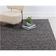 Sunpan Umea 5x8 Contemporary Wool Hand-Woven Rug in Black Finish