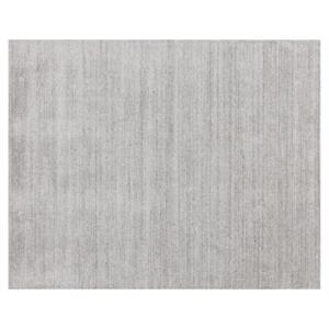 sunpan alaska 8x10 modern viscose fabric hand-loomed rug in gray/ivory