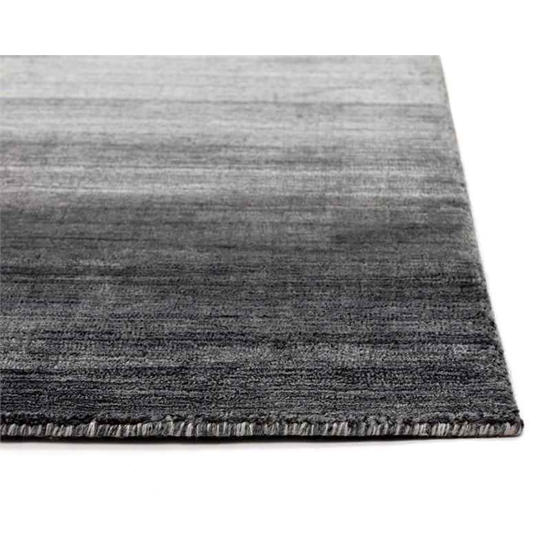 Sunpan Lagos 5x8 Modern Viscose Fabric Hand-Loomed Rug in Gray