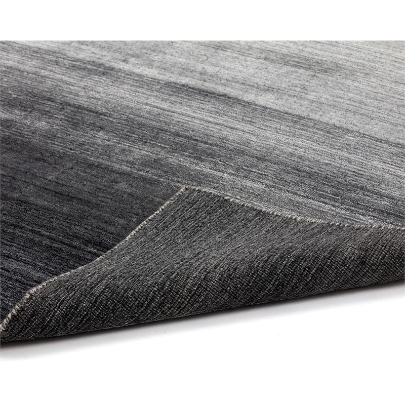 Sunpan Lagos 5x8 Modern Viscose Fabric Hand-Loomed Rug in Gray