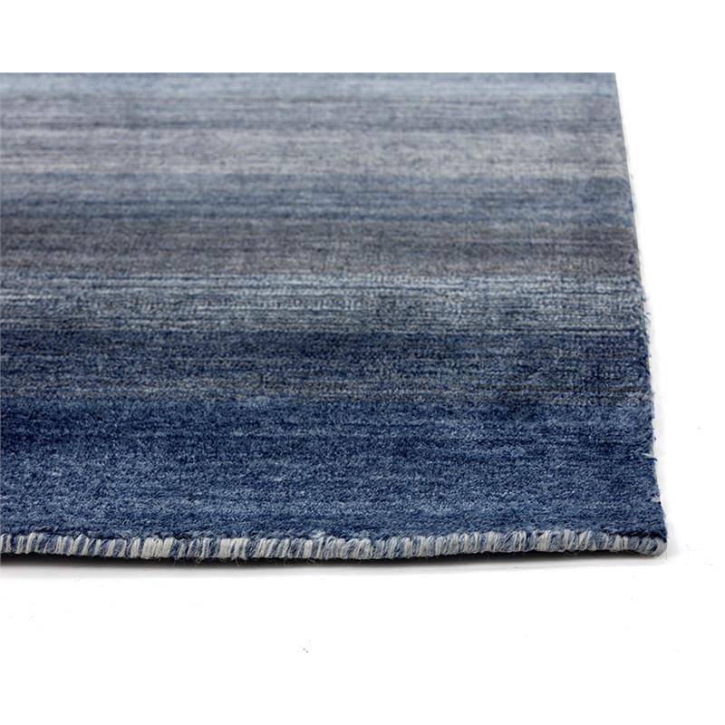 Sunpan Lagos 8x10 Modern Viscose Fabric Hand-Loomed Rug in Blue