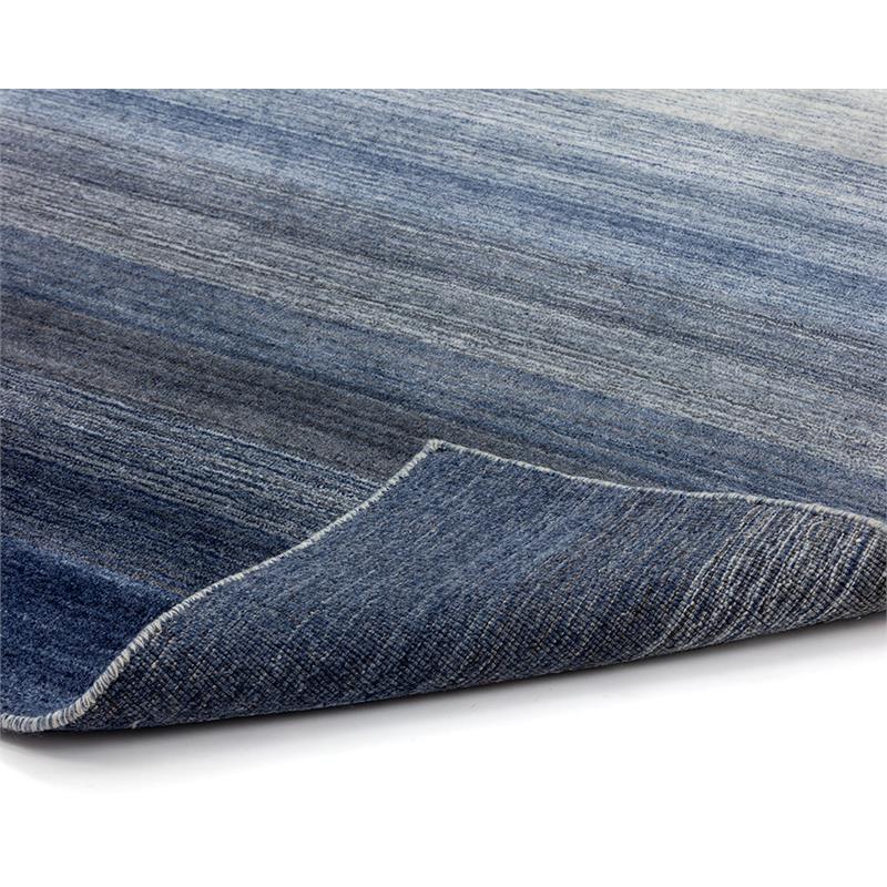 Sunpan Lagos 8x10 Modern Viscose Fabric Hand-Loomed Rug in Blue