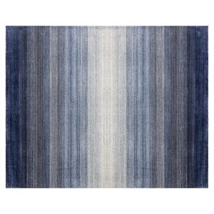 Sunpan Lagos 8x10 Modern Viscose Fabric Hand-Loomed Rug in Blue