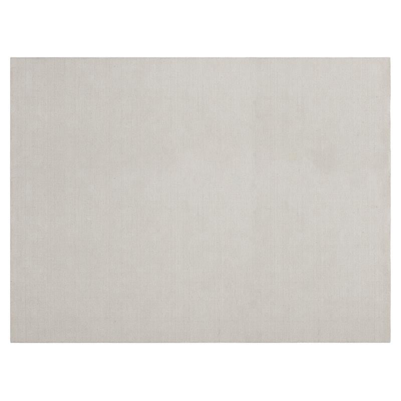 Sunpan Whistler 9x12 Modern Wool Hand-Loomed Rug in Ivory Finish