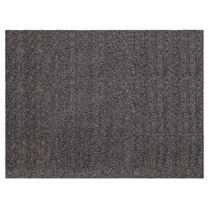 Sunpan Umea 9x12 Contemporary Wool Hand-Woven Rug in Black Finish