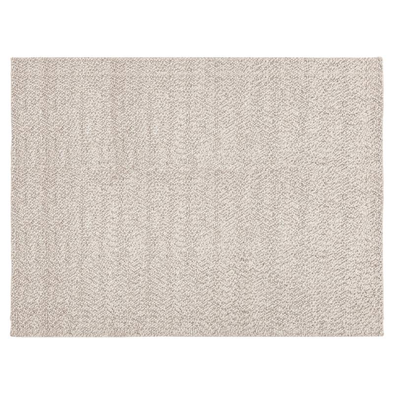 Sunpan Umea 9x12 Contemporary Wool Hand-Woven Rug in Gray Finish
