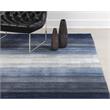 Sunpan Lagos 9x12 Modern Viscose Fabric Hand-Loomed Rug in Blue