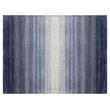 Sunpan Lagos 9x12 Modern Viscose Fabric Hand-Loomed Rug in Blue