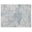 Sunpan Marrakech 9x12 Modern Viscose Fabric Hand-Loomed Rug in Gray