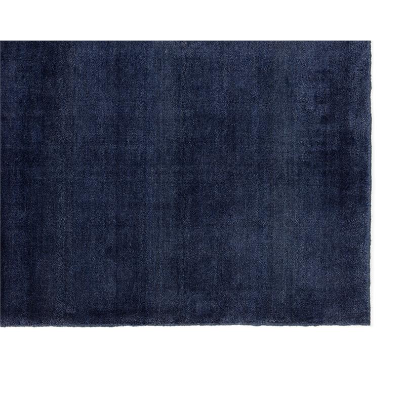Sunpan Alaska 9x12 Modern Viscose Fabric Hand-Loomed Rug in Navy