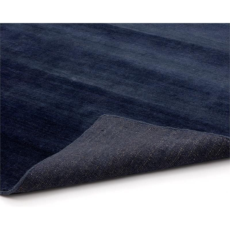 Sunpan Alaska 9x12 Modern Viscose Fabric Hand-Loomed Rug in Navy
